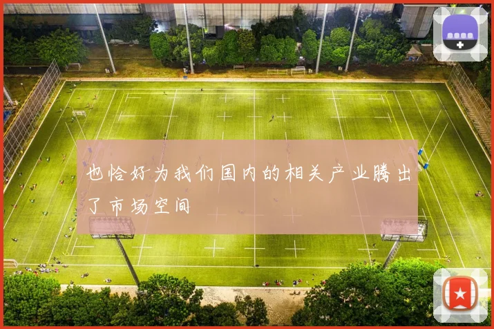 也恰好为我们国内的相关产业腾出了市场空间