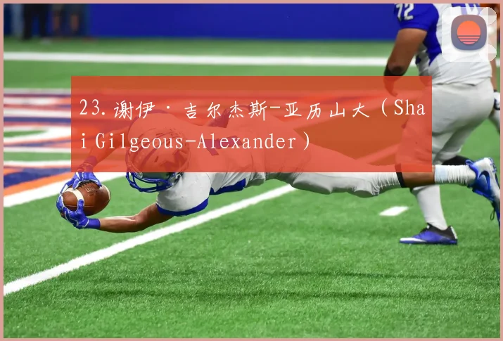 23.谢伊·吉尔杰斯-亚历山大（Shai Gilgeous-Alexander）
